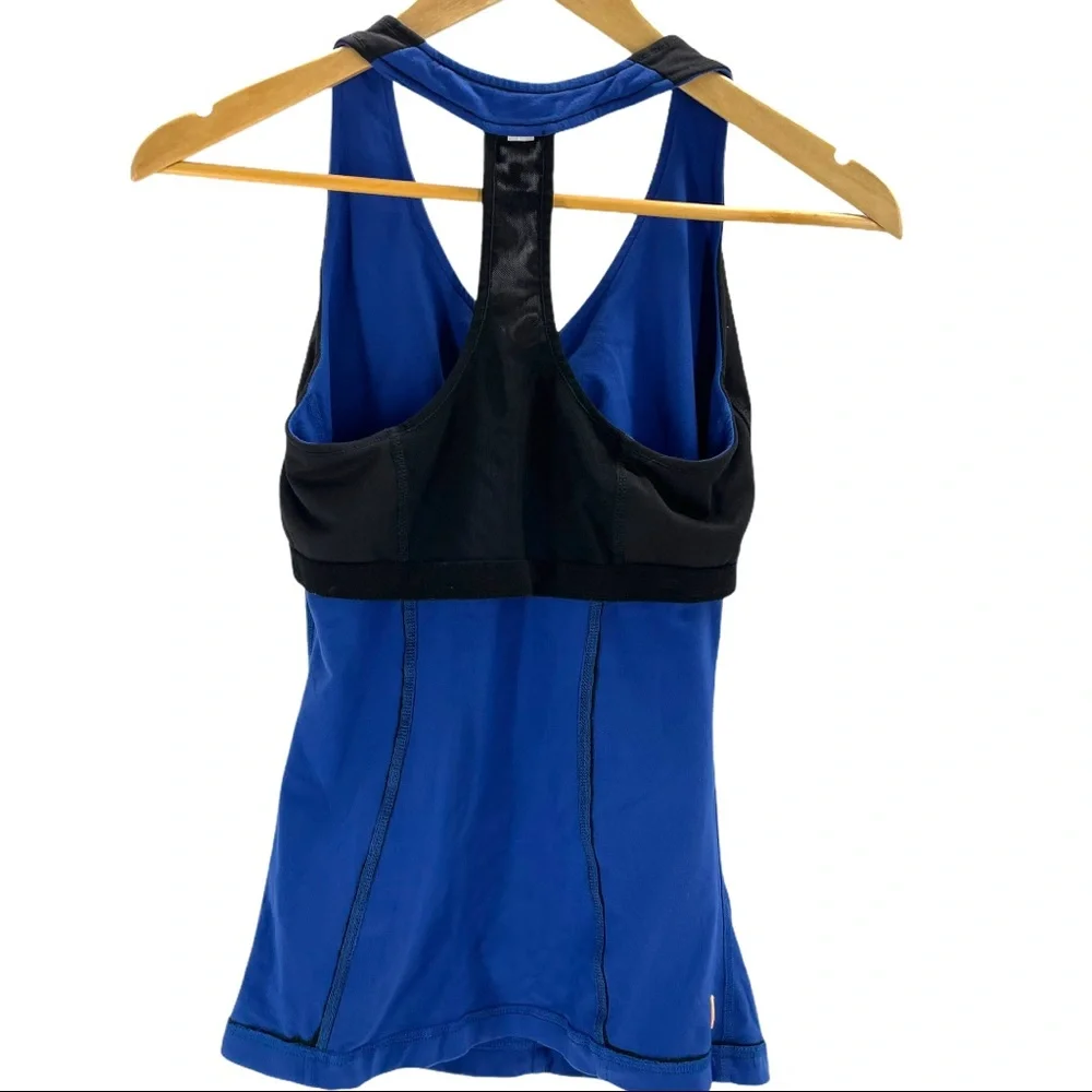 Lucy Ruched Racerback Yoga Tank Top Built In Bra - Picture 12 of 12